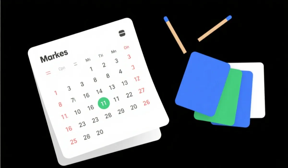 赛程日历与列表视图示意