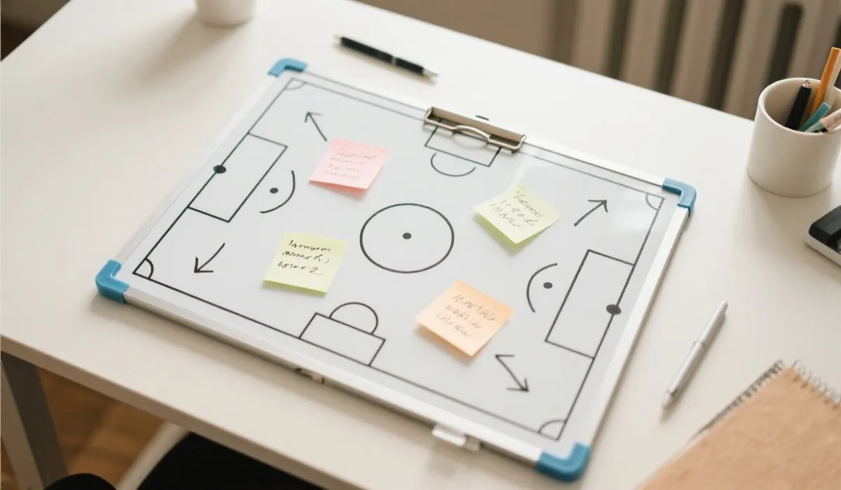 战术板与球场俯视的世界杯回放路线规划视觉